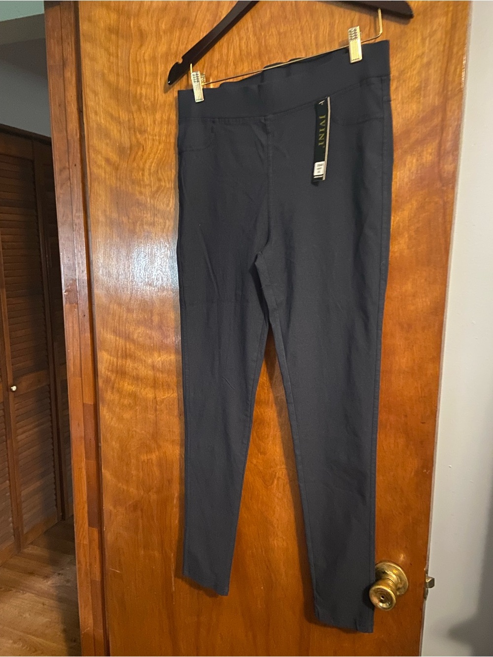 JVINI womens Navy Slim Chinos
